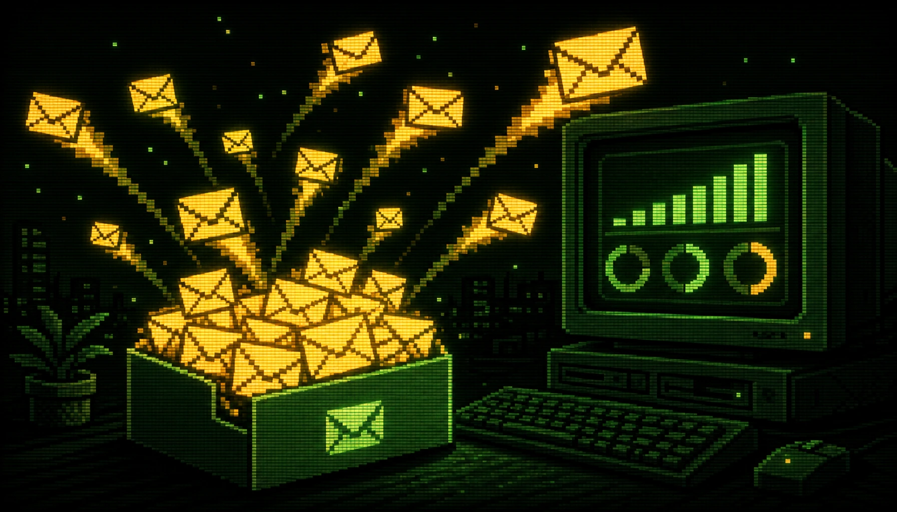 JSB Media Plan Email Marketing campaigns pixel art