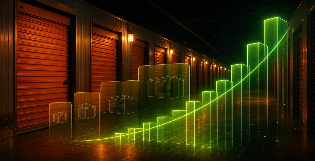 Self storage unit pricing model comparison